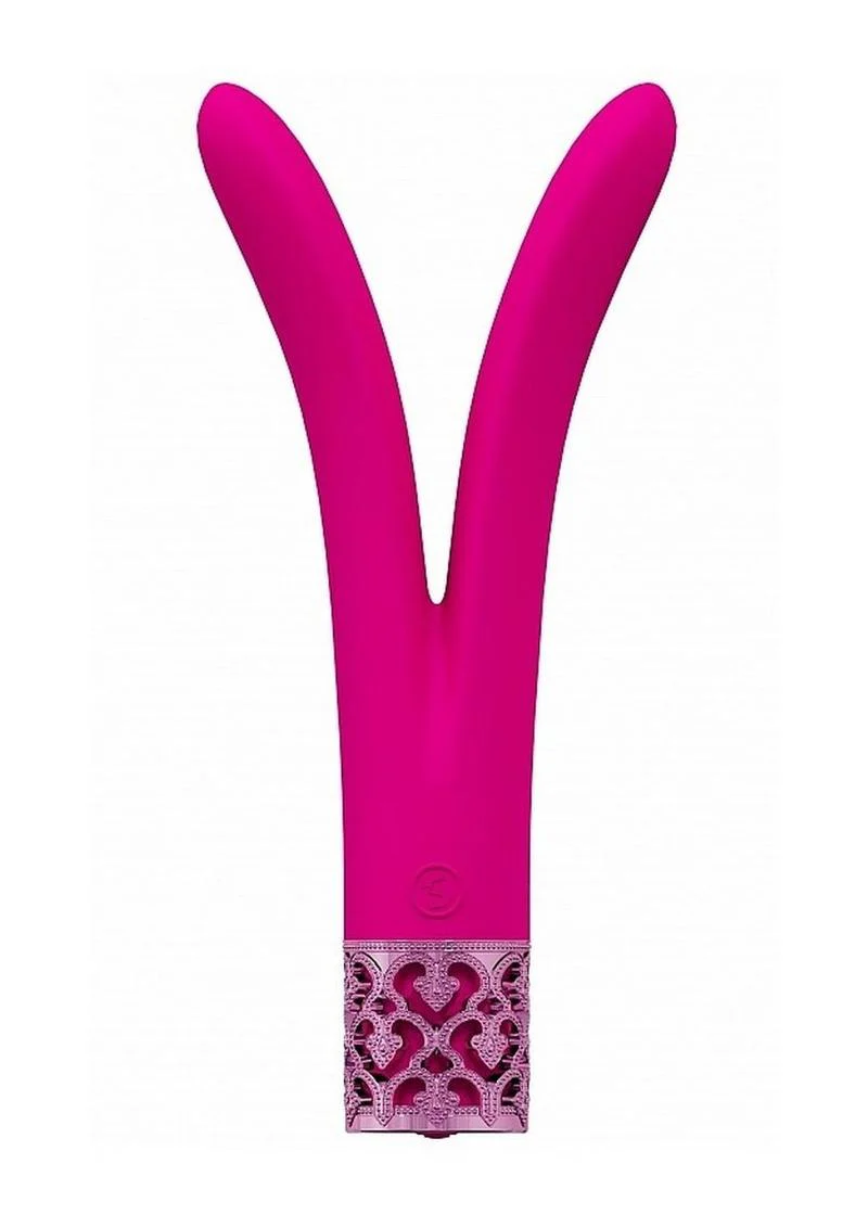 Royal Gems Dueling Queens Rechargeable Silicone Vibrator - Image 7