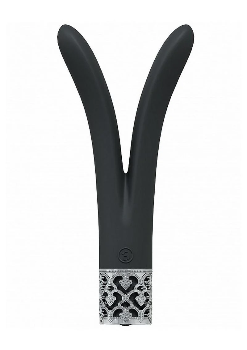 Royal Gems Dueling Queens Rechargeable Silicone Vibrator - Image 9