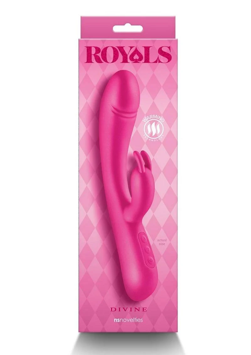 Royals Divine Rechargeable Silicone Rabbit Vibrator - Image 2