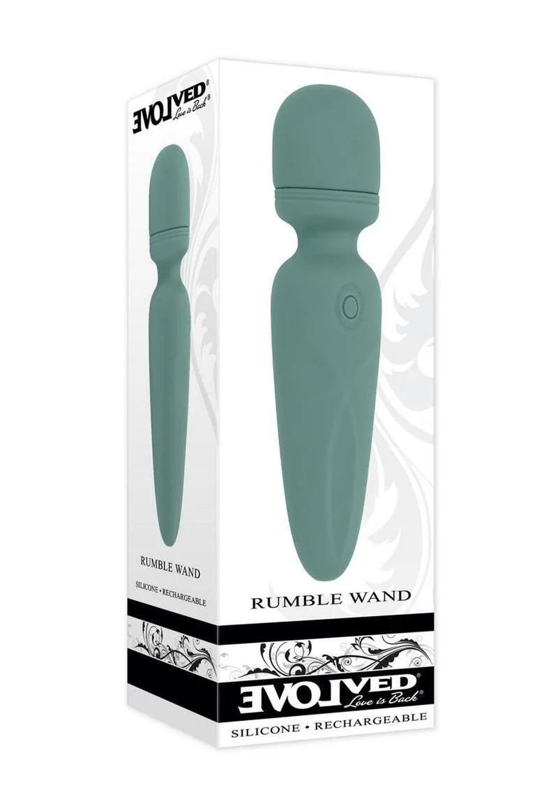 Rumble Wand Rechargeable Silicone Vibrator - Image 2