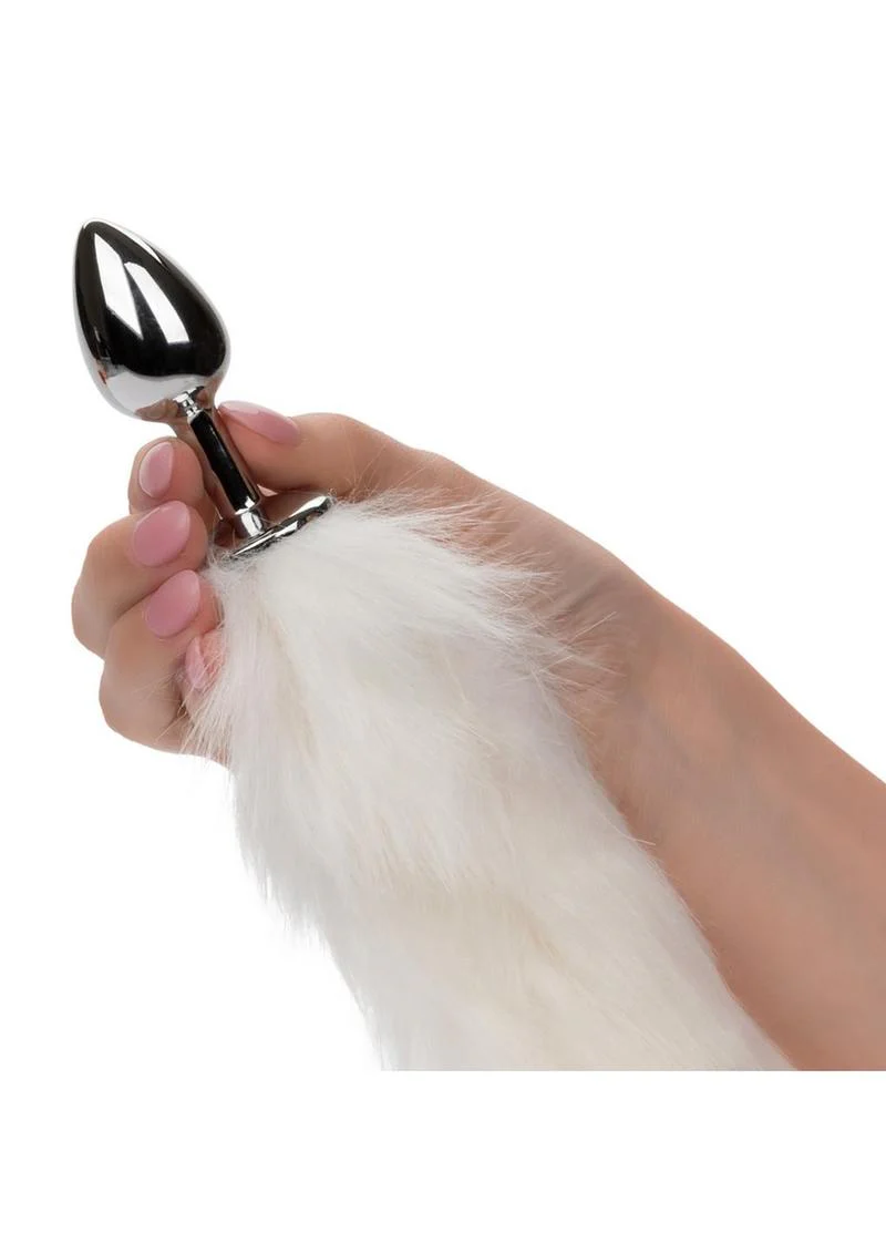 Running Wild Faux Fur Tail and Metallic Anal Plug - Image 5