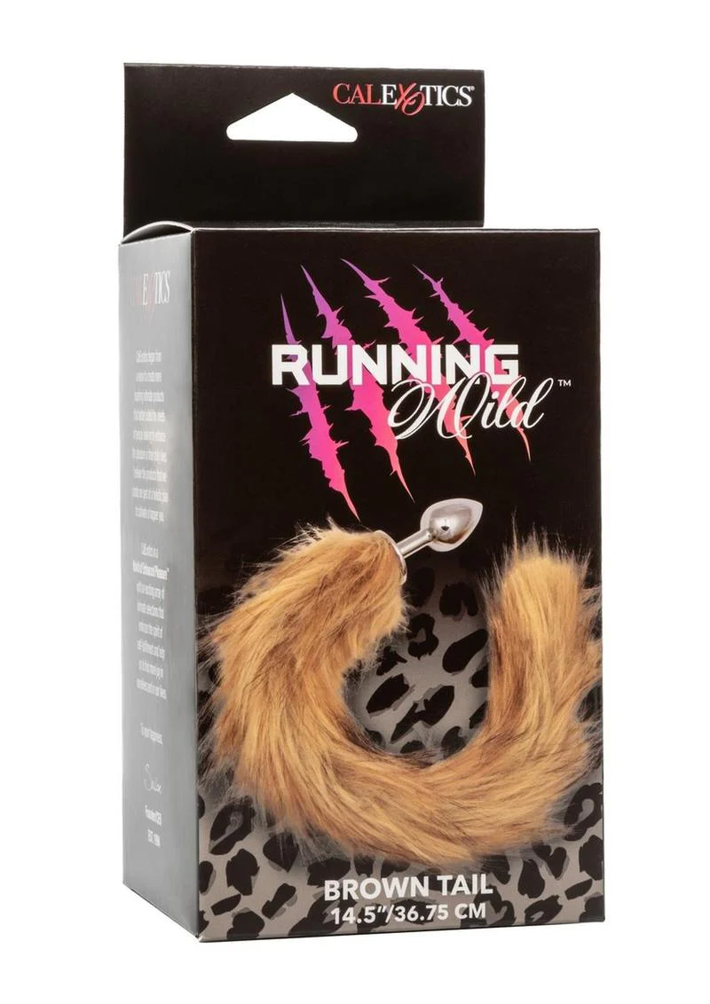 Running Wild Faux Fur Tail and Metallic Anal Plug - Image 6