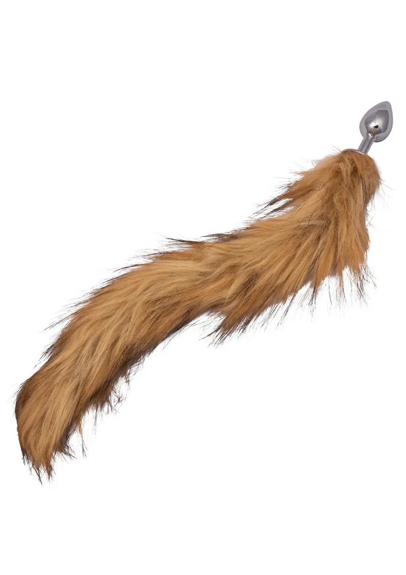 Running Wild Faux Fur Tail and Metallic Anal Plug - Image 7