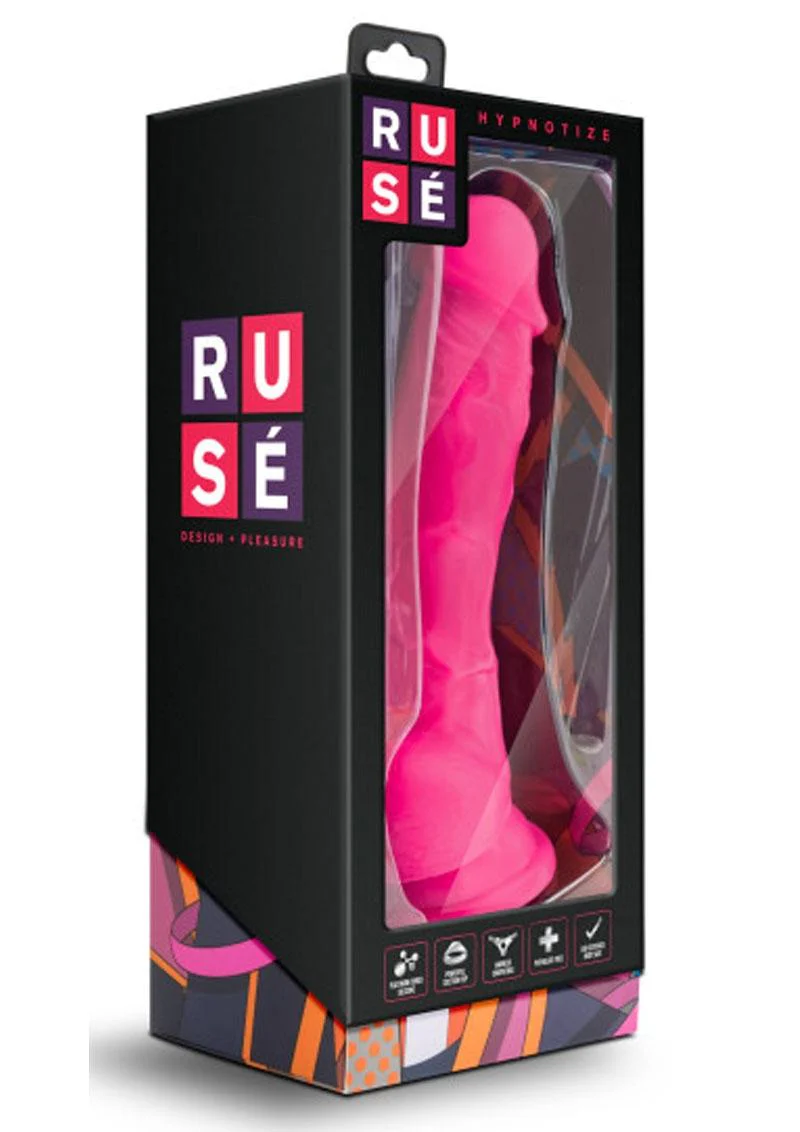 Ruse Hypnotize Silicone Dildo with Balls - Image 2