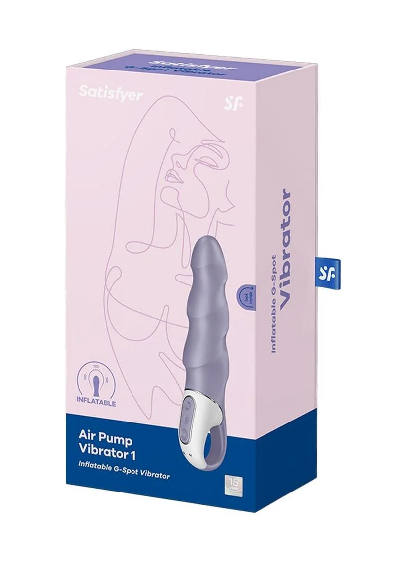 Satisfyer Air Pump Vibrator 1 Rechargeable Silicone Vibrator - Image 2