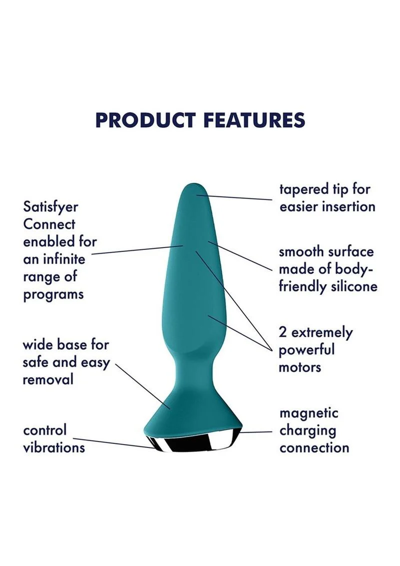 Satisfyer Plug-Ilicious 1 Silicone Vibrating Anal Plug - Image 5