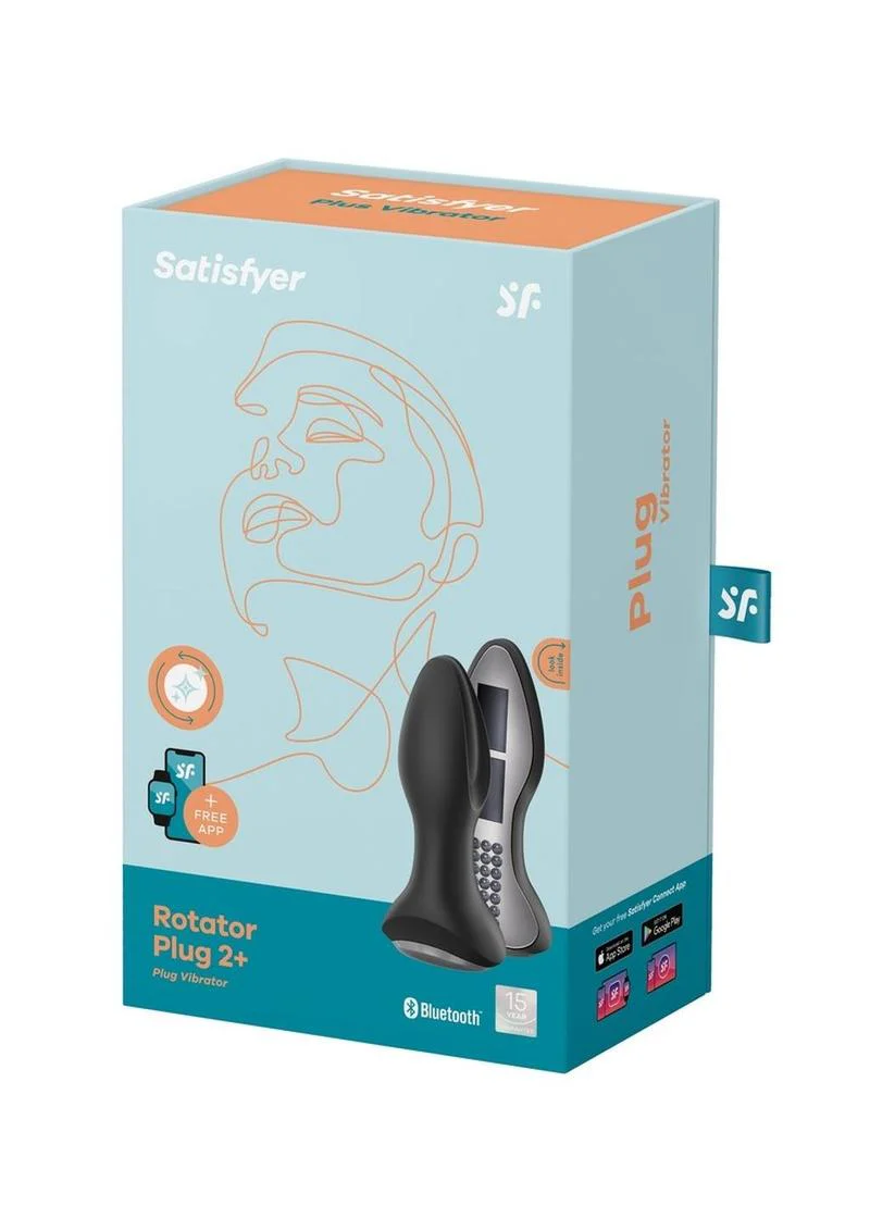 Satisfyer Rotator Plug 2+ Silicone Vibrating Double Anal Stimulator - Image 3