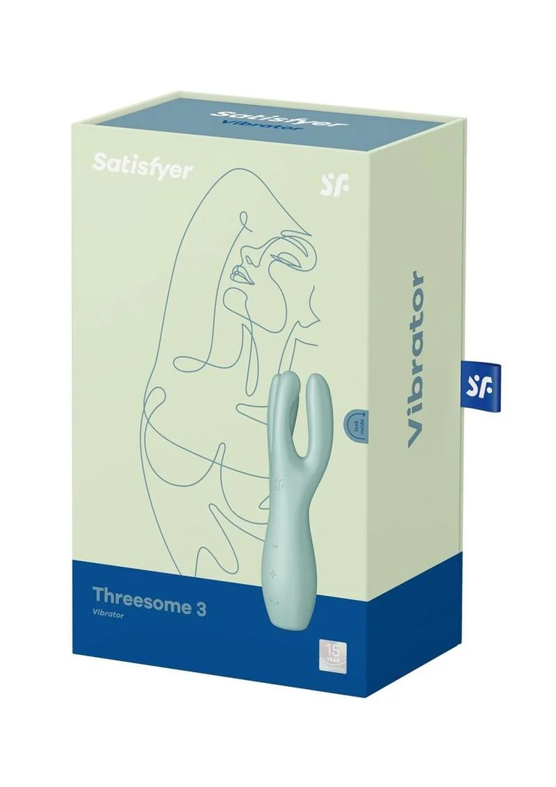 Satisfyer Threesome 3 Rechargeable Silicone Stimulator - Image 3