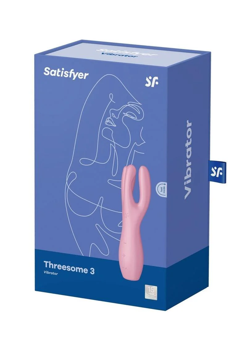 Satisfyer Threesome 3 Rechargeable Silicone Stimulator - Image 6