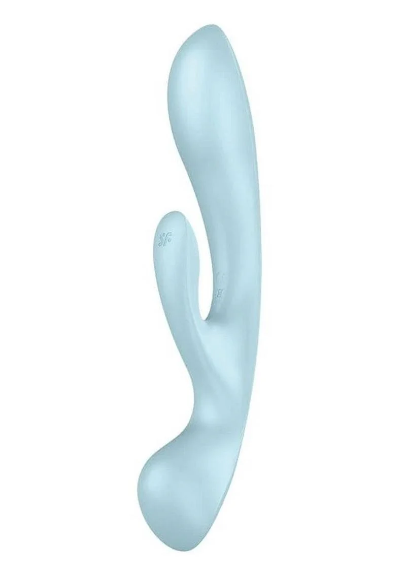 Satisfyer Triple Oh Rechargeable Silicone Dual Stimulating Vibrator - Image 2