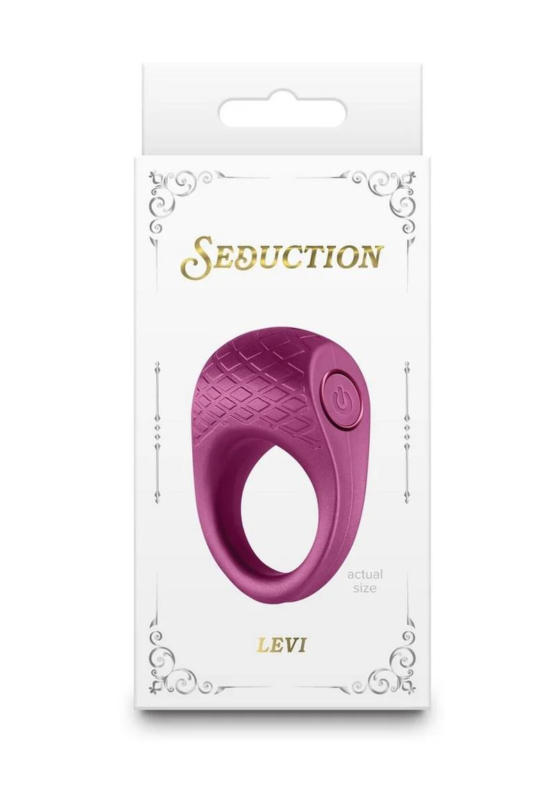 Seduction Levi Rechargeable Silicone Cock Ring - Image 3