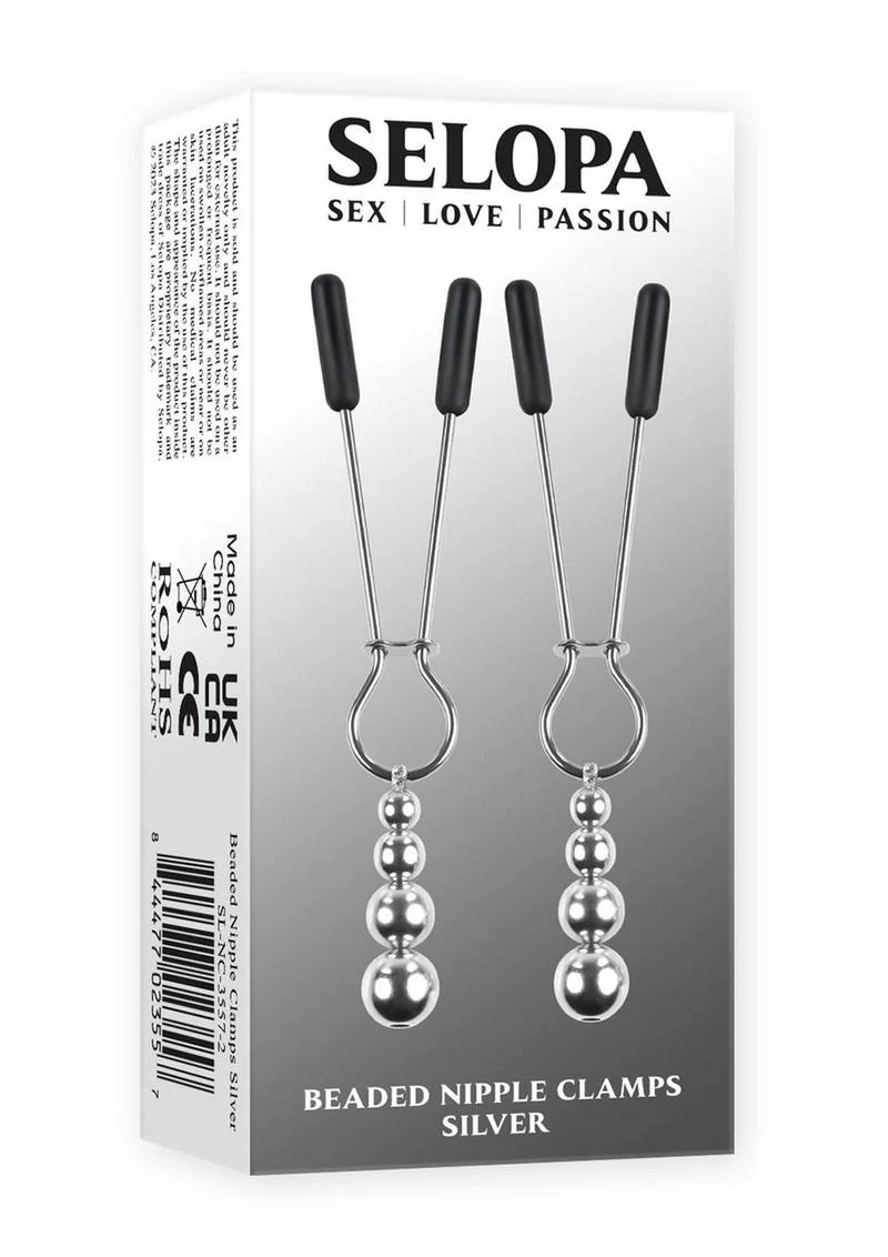 Selopa Beaded Nipple Clamps - Image 3