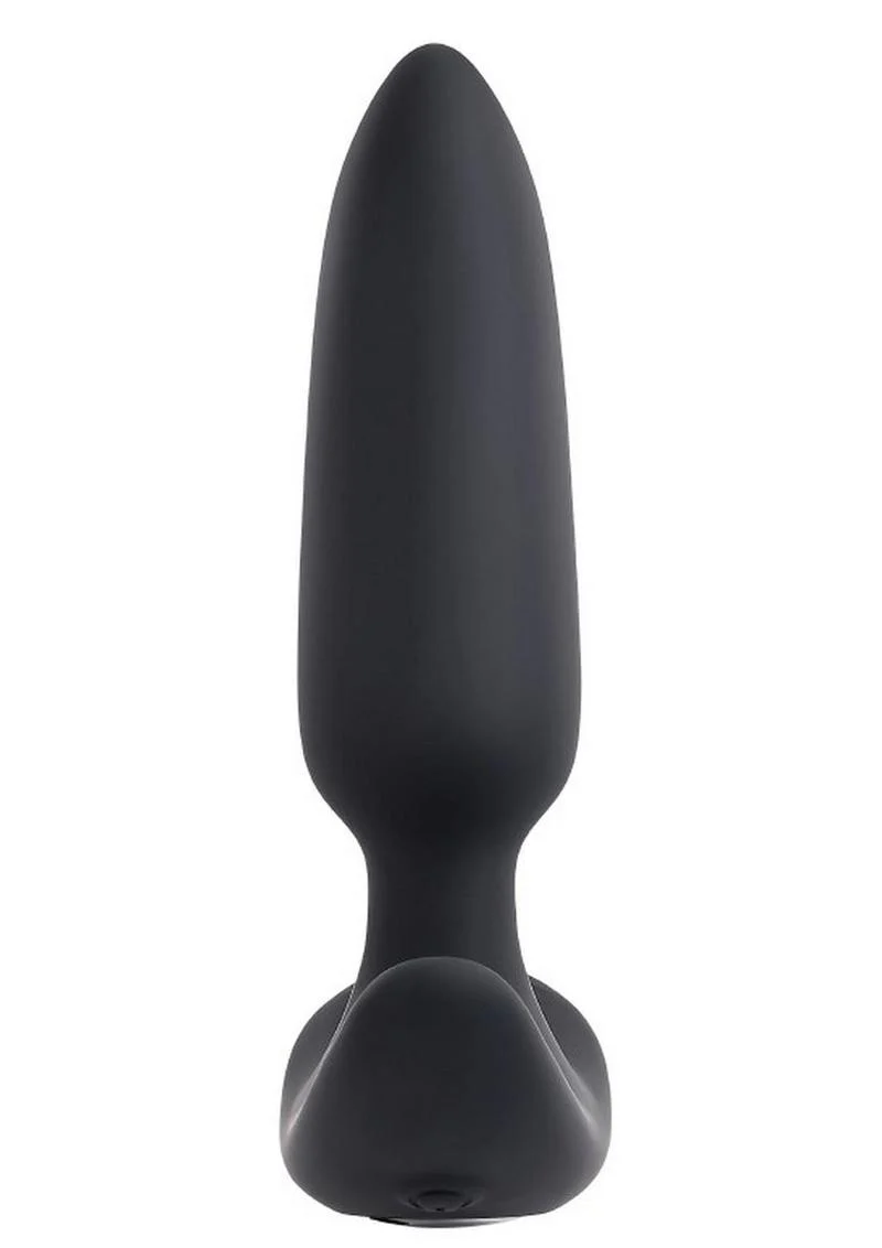Selopa Black Beauty Rechargeable Silicone Vibrating Plug - Image 3