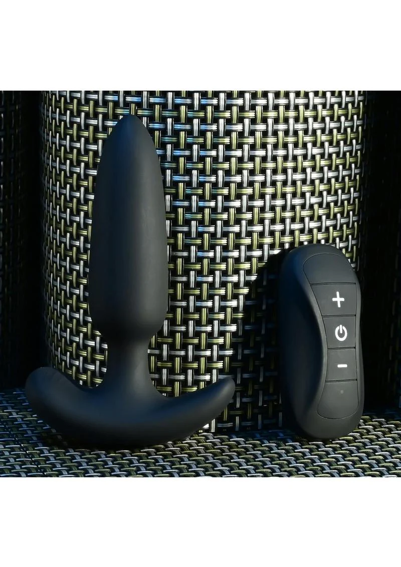 Selopa Black Beauty Rechargeable Silicone Vibrating Plug - Image 4