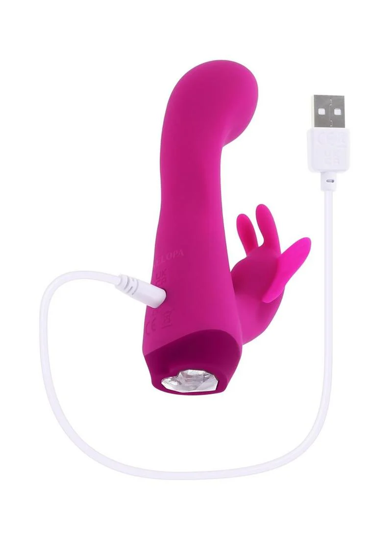 Selopa Butterfly Love Rechargeable Silicone Dual Vibrator - Image 4