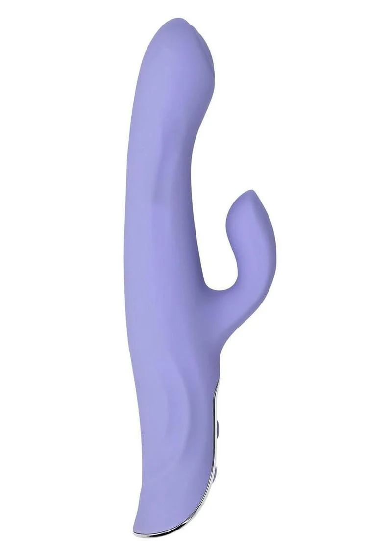 Selopa Lavender Love Rechargeable Silicone Dual Vibrator - Image 3