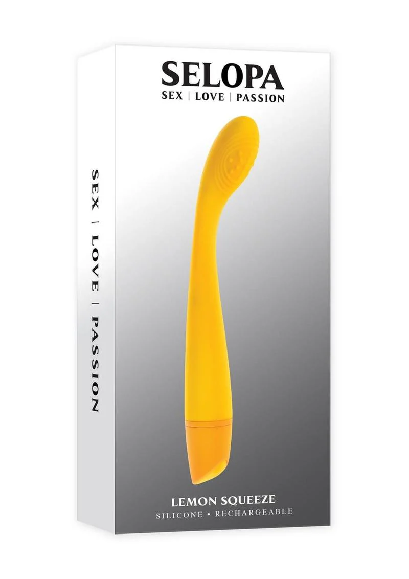 Selopa Lemon Squeeze Rechargeable Silicone G-Spot Vibrator - Image 2
