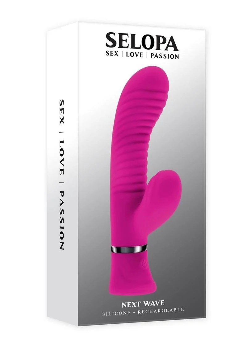 Selopa Next Wave Rechargeable Silicone Rabbit Vibrator - Image 2