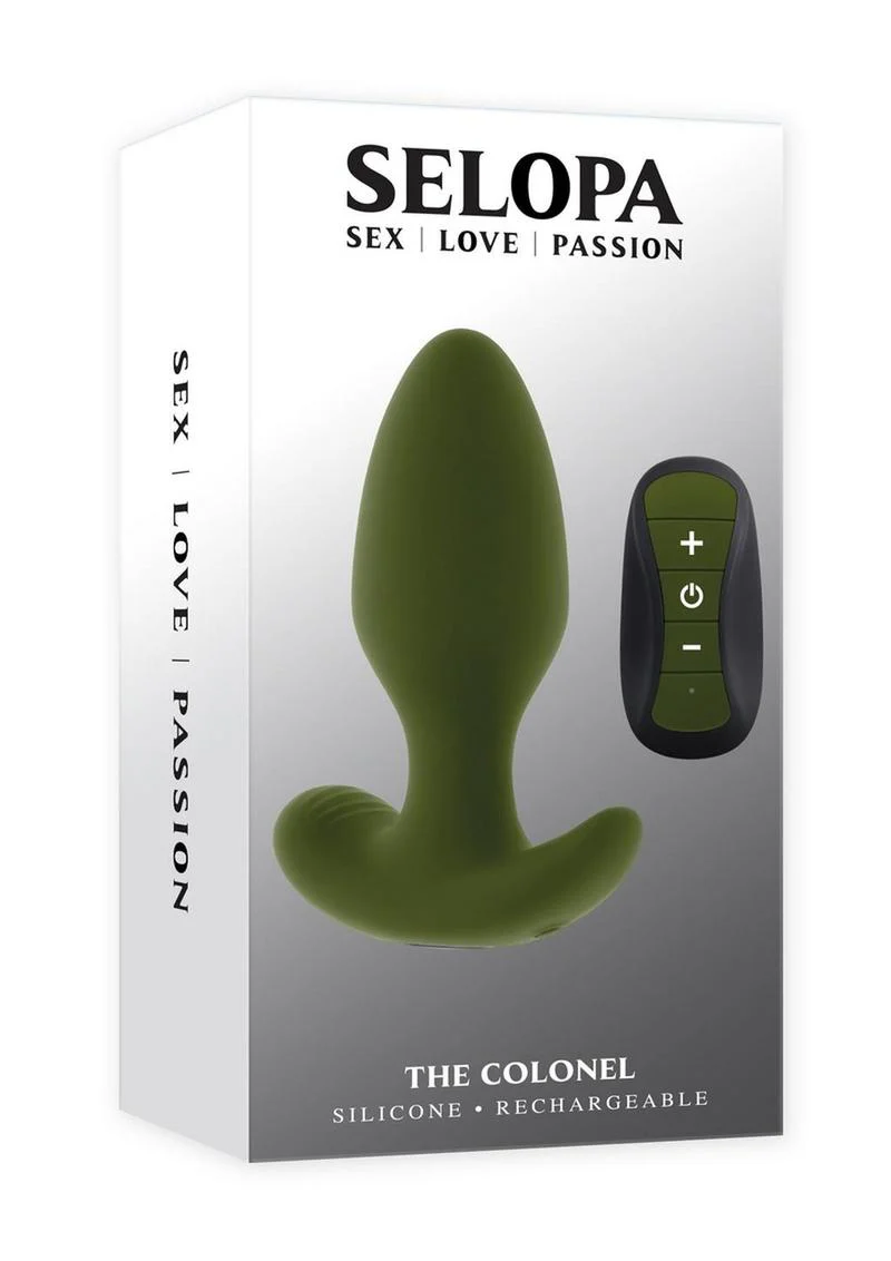 Selopa The Colonel Rechargeable Silicone Anal Plug - Image 2
