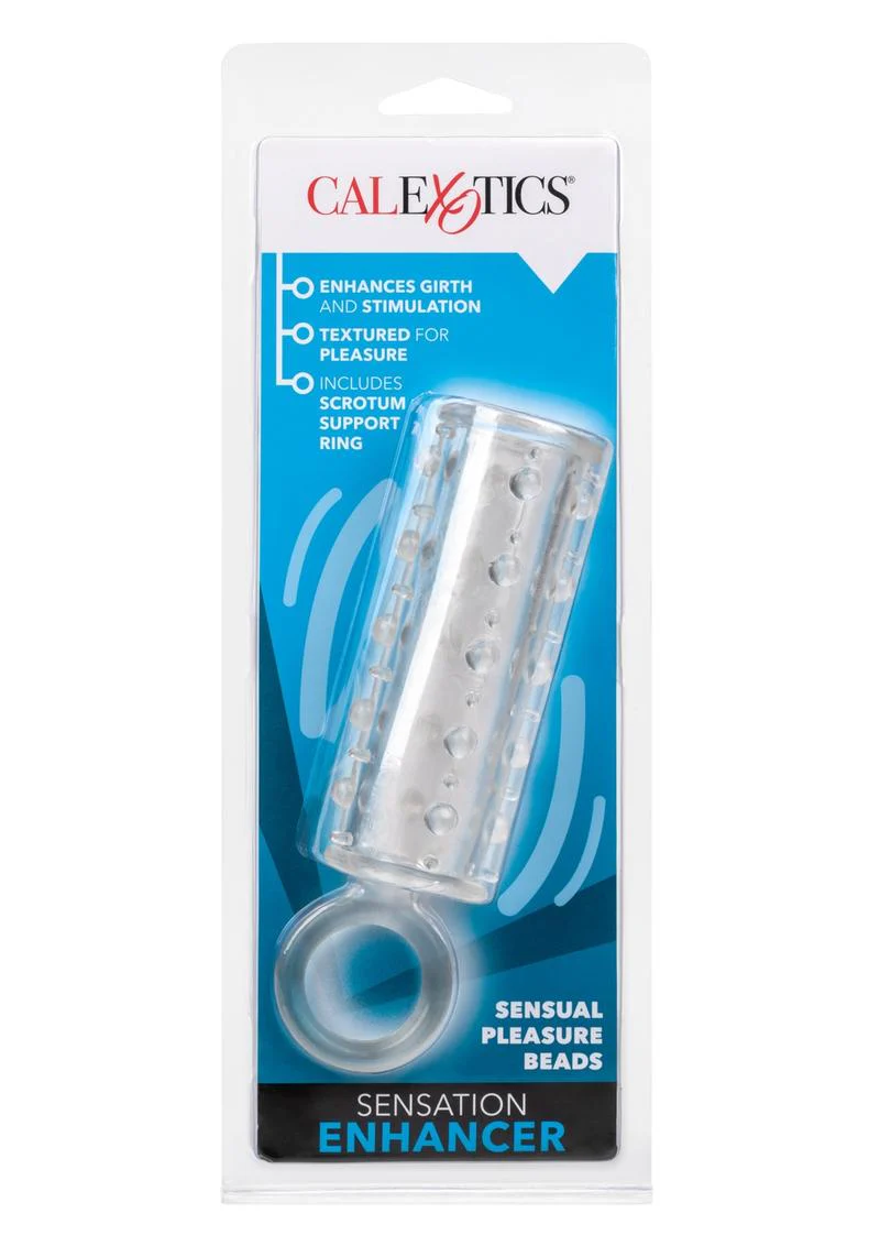 Sensation Enhancer Penis Sleeve with Scrotum Support - Image 2