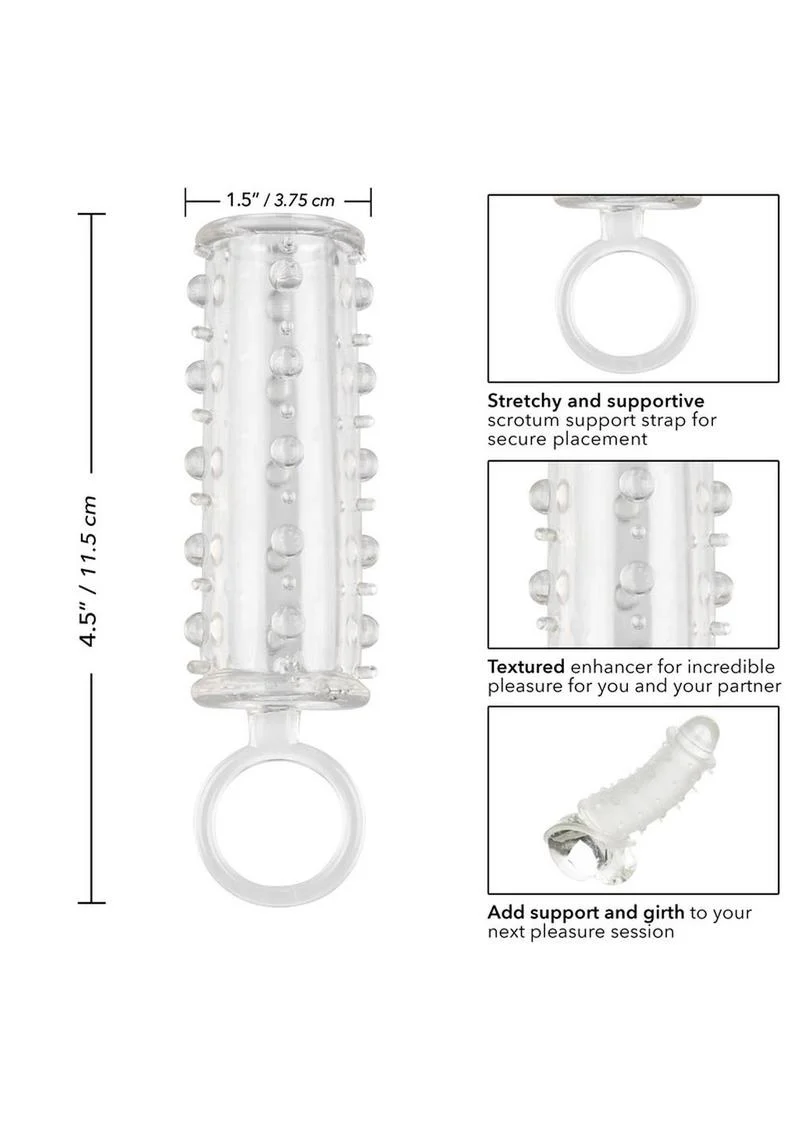 Sensation Enhancer Penis Sleeve with Scrotum Support - Image 4