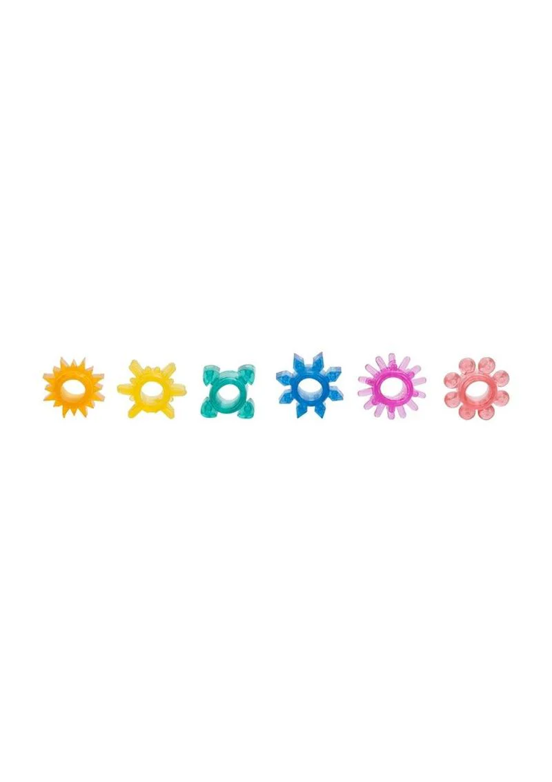 Senso 6 Pack Cock Rings - Image 3