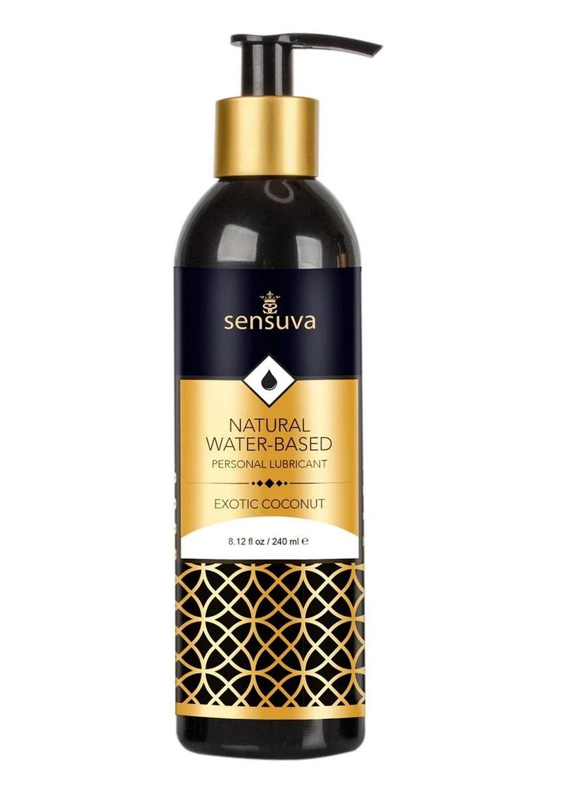 Sensuva Natural Water Based Exotic Coconut Flavored Lubricant - Image 2
