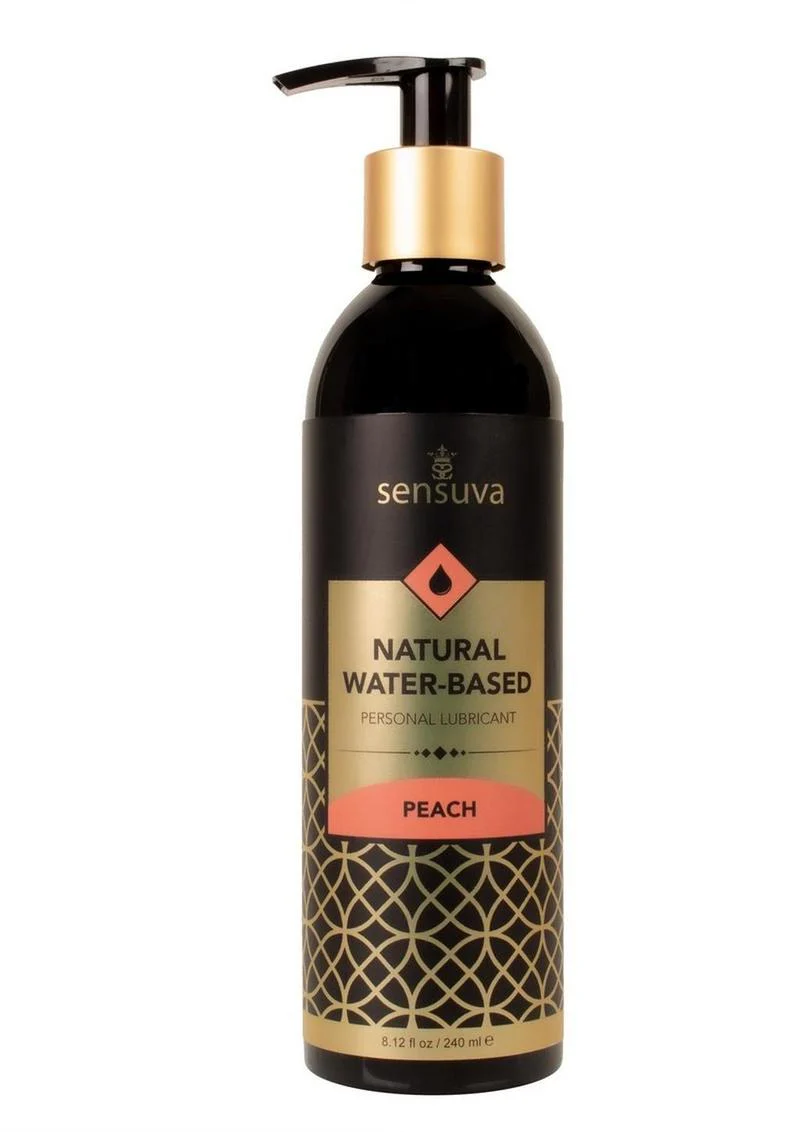 Sensuva Natural Water Based Peach Flavored Lubricant - Image 3
