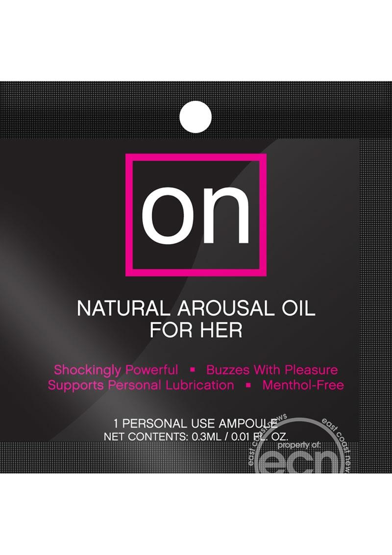 Sensuva On Natural Arousal Oil For Her .3ml Fishbowl