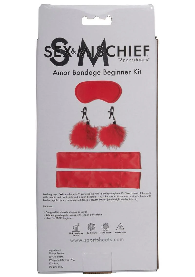 Sex and Mischief Amor Bondage Beginner Kit - Image 3