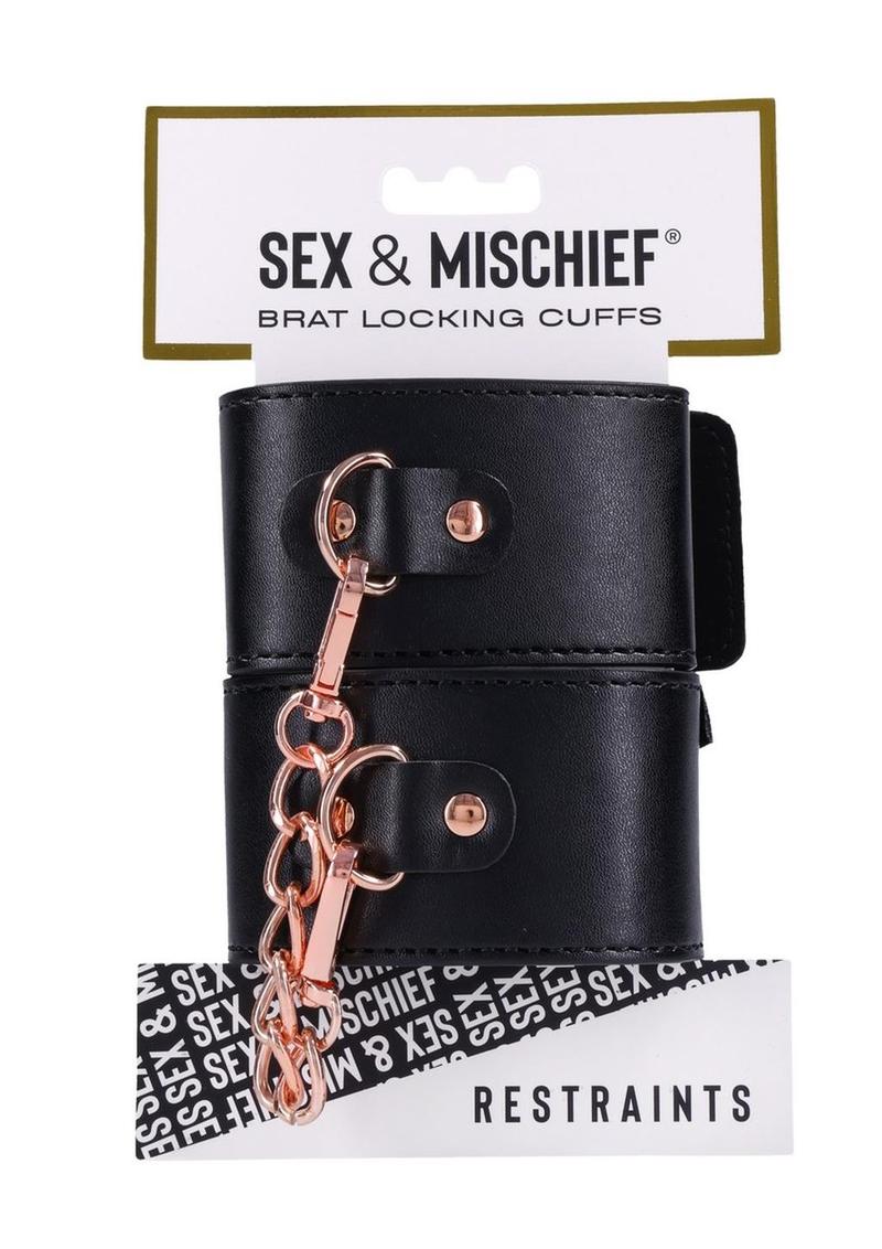 Sex and Mischief Brat Locking Cuffs - Image 2