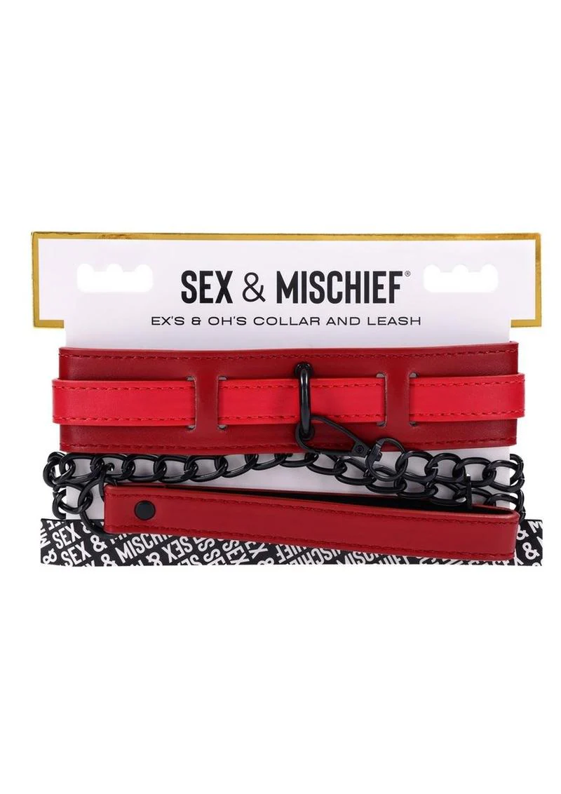 Sex and Mischief Ex's Andamp; Oh's Collar and Leash - Image 2