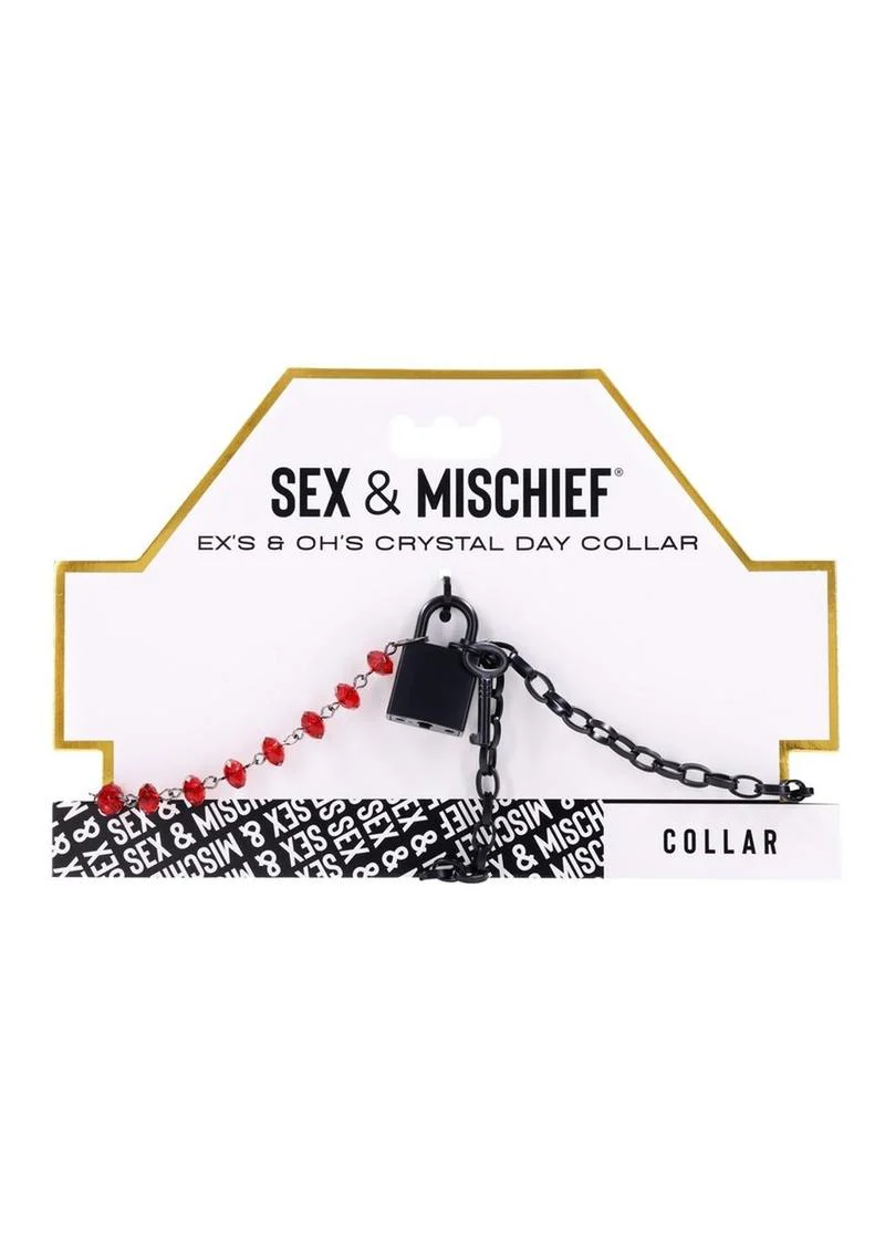 Sex and Mischief Ex's Andamp; Oh's Crystal Day Collar - Image 2