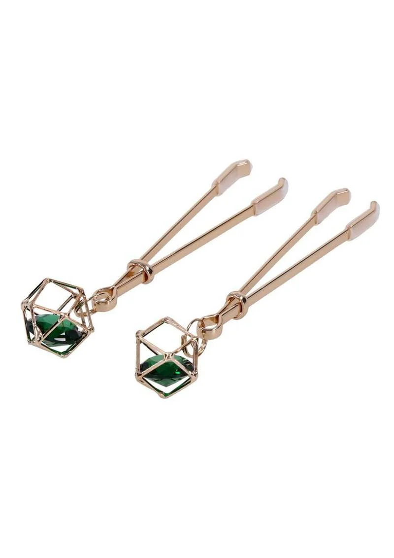 Sex and Mischief Indica Crystal Nipple Clips - Image 4
