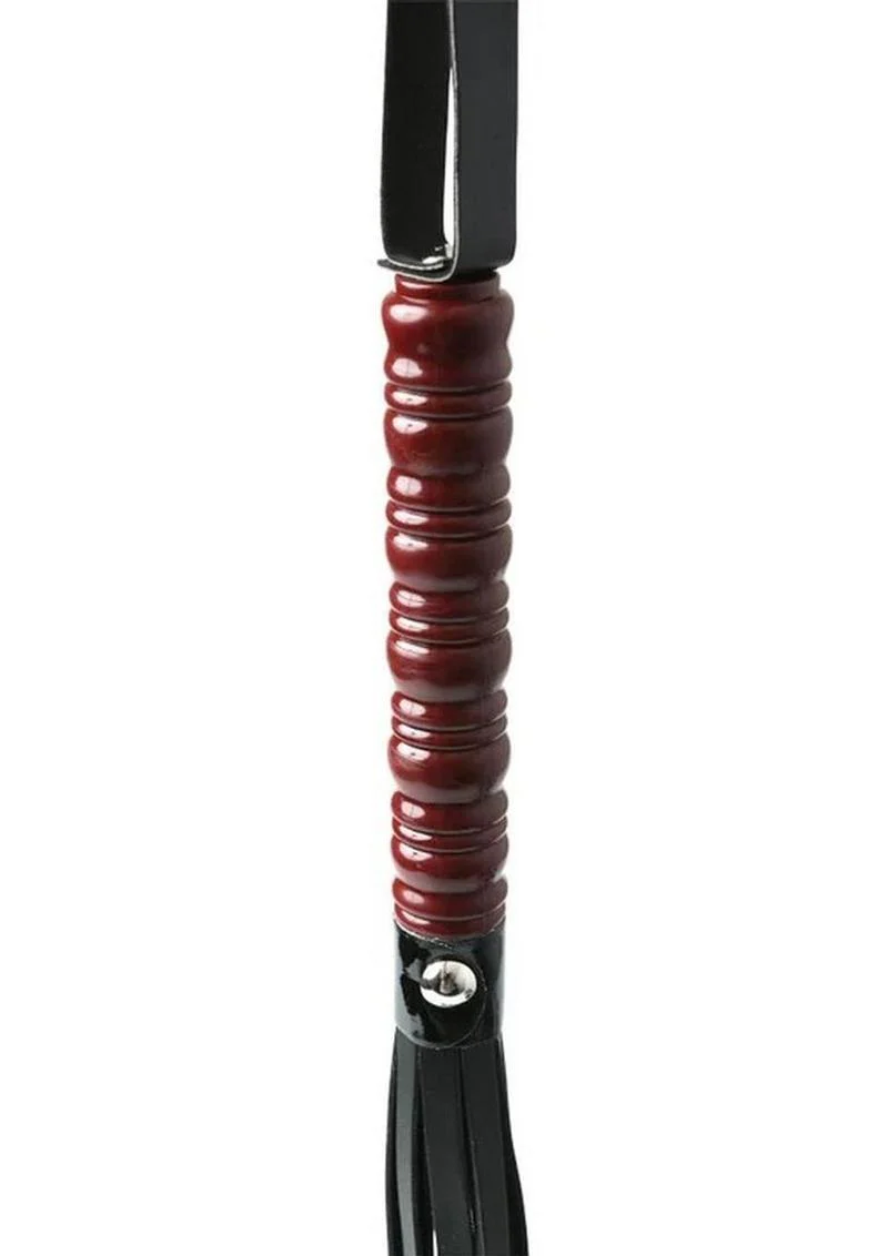 Sex and Mischief Mahogany Flogger - Image 3