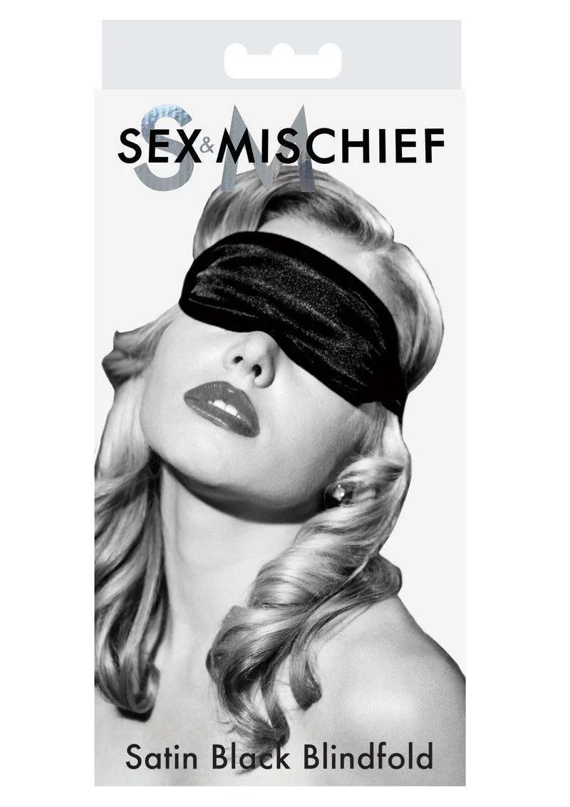 Sex and Mischief Satin Blindfold - Image 4