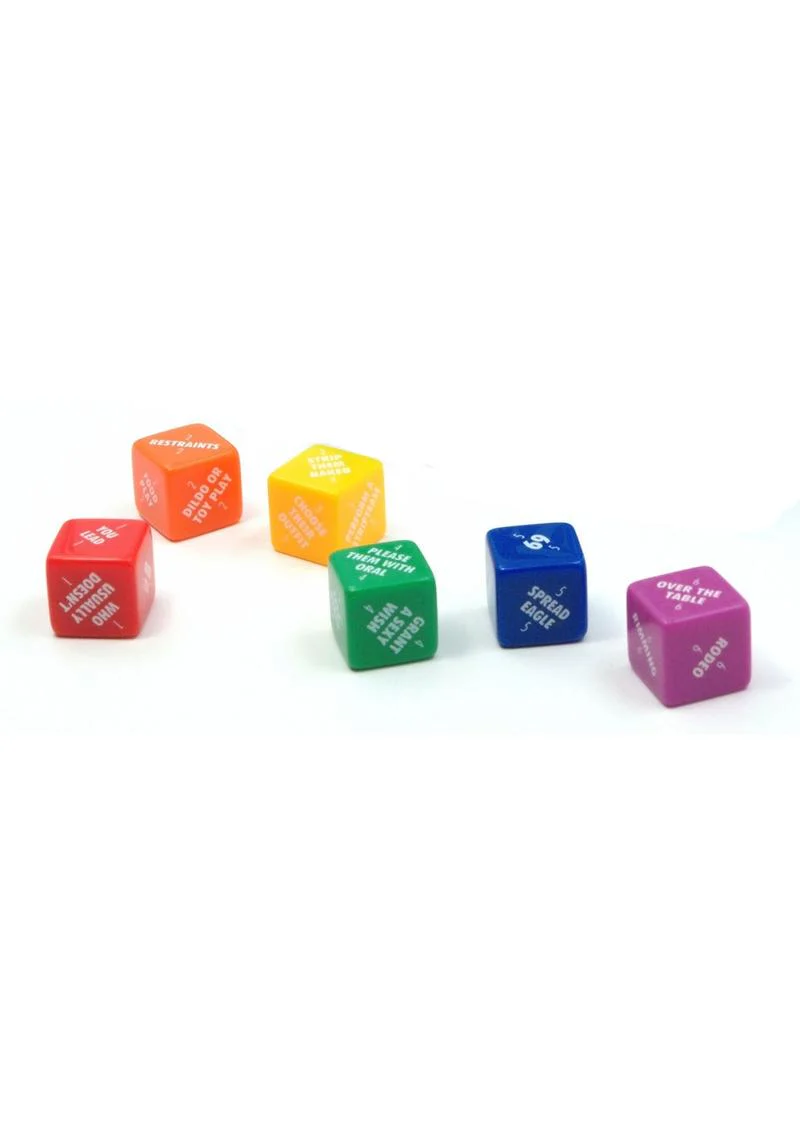 Sexy 6 Pride Edition Couples Dice Game - Image 2