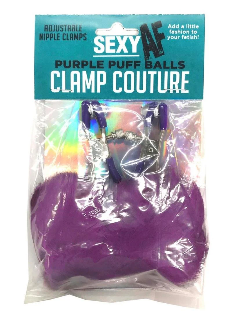 Sexy AF Nipple Clamps Puff Balls - Image 4
