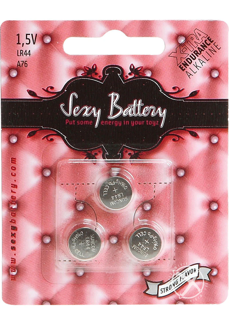 Sexy Battery Xtra Endurance Alkaline Batteries Lr44 A76/ 1.5v