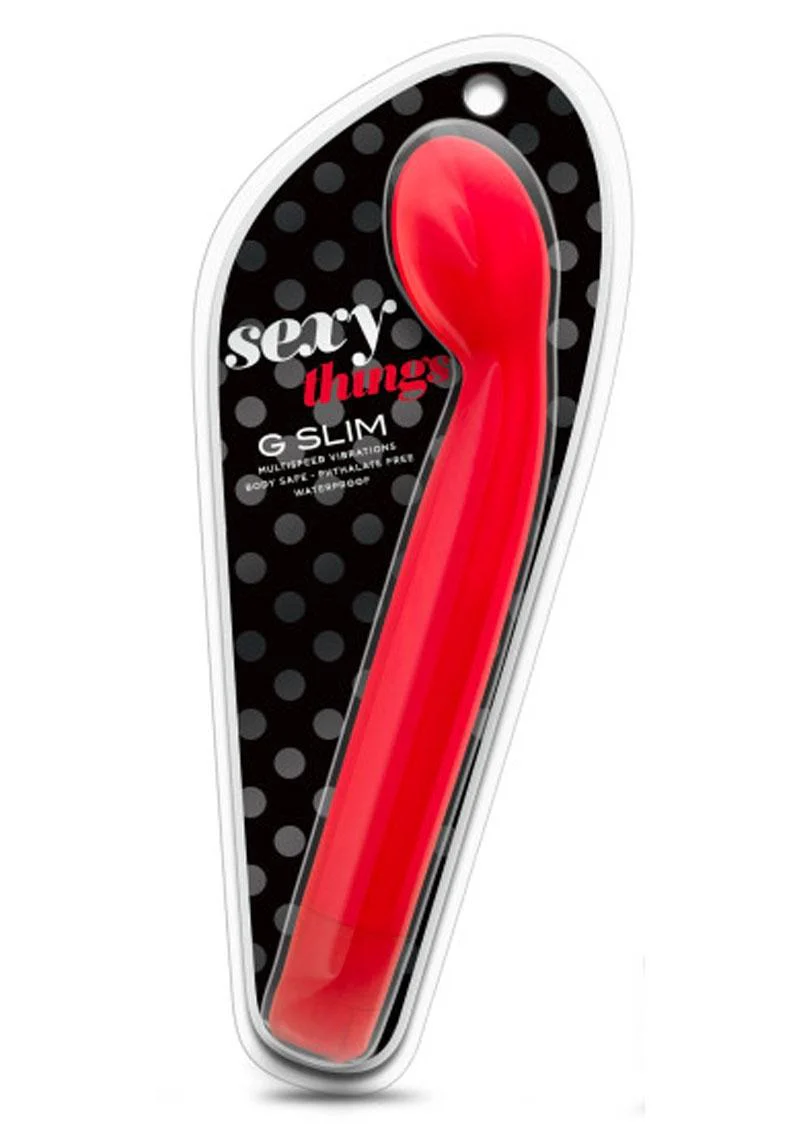 Sexy Things G Slim G-Spot Vibrator - Scarlet - Image 2