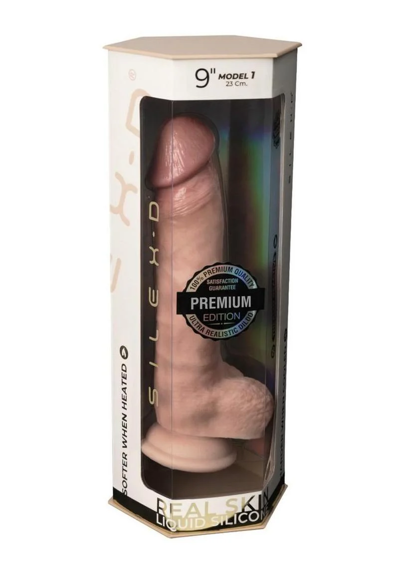 Silex-D Premium Real Skin Model 1 Silicone Dildo - Image 10