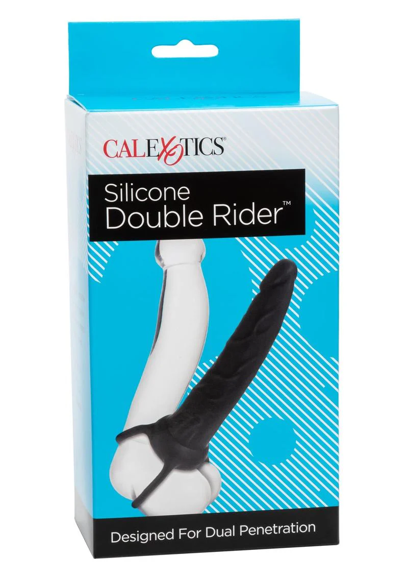 Silicone Double Rider Dildo Cock Ring - Image 2