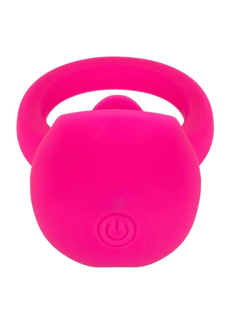 Silicone Vibrating Teasing Tongue Enhancer Cock Ring - Image 3