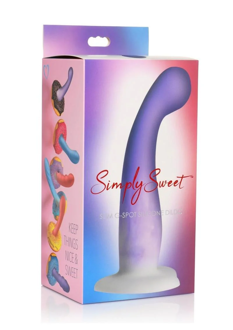 Simply Sweet Slim G-Spot Silicone Dildo - Image 2