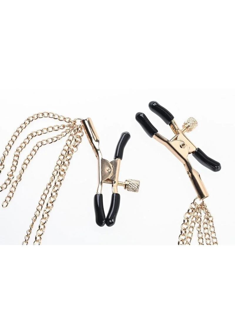 Sincerely Amber Chained Nipple Clamps - Image 4
