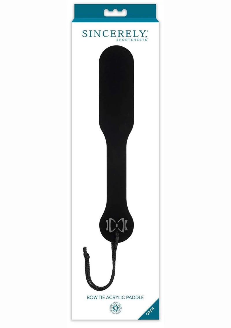 Sincerely Bow Tie Acrylic Paddle - Image 2