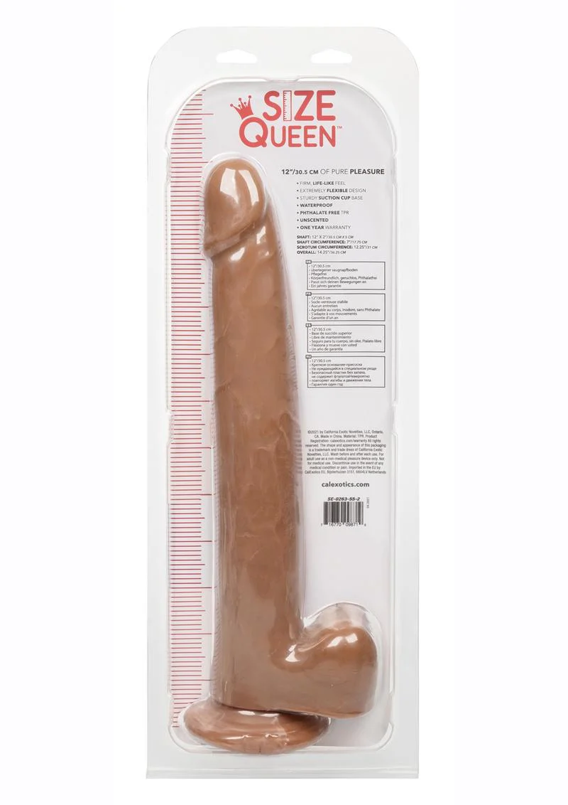Size Queen Dildo with Balls - Image 12
