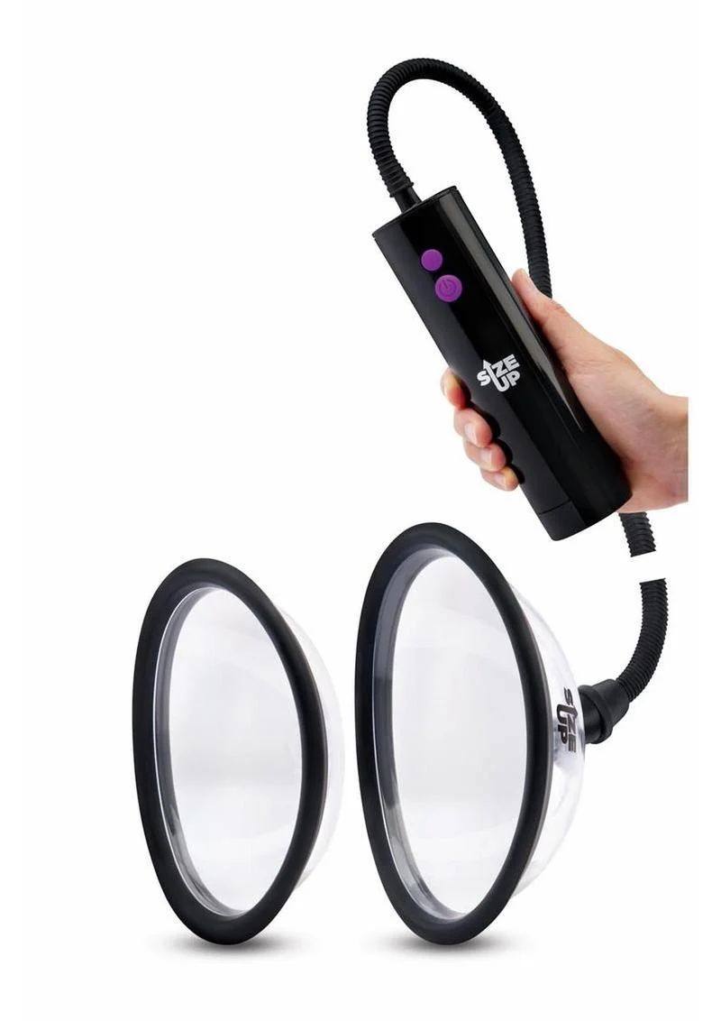 Size Up Rechargeable Pussy Pump Two Chambers - Image 4