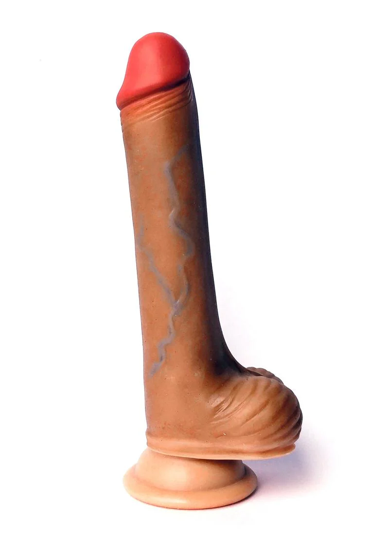 Skintastic So Vein Realistic Dildo with Balls Waterproof - Image 3