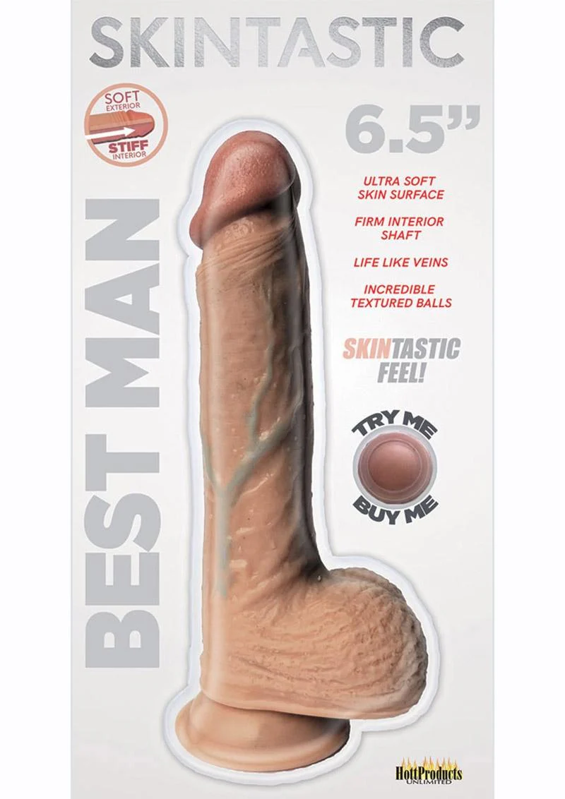 Skintastic So Vein Realistic Dildo with Balls Waterproof - Image 4